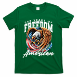 250 Years Of Freedom USA American Flag Eagle T-Shirt