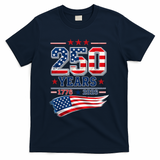 250 Years Of America 1776-2026 Patriotic Celebration T-Shirt - Navy