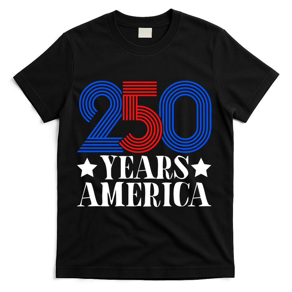 250 Years Of America T-Shirt - Black