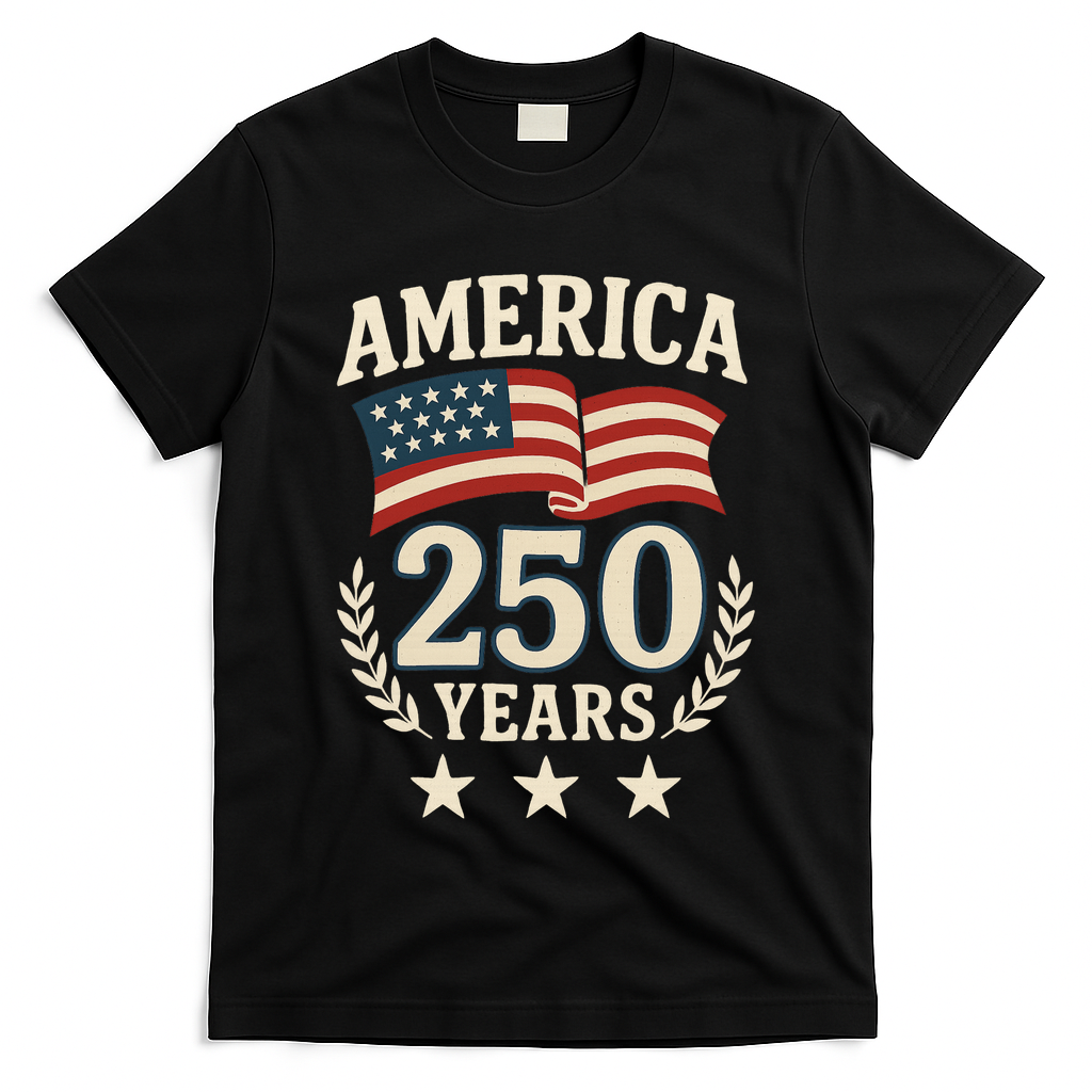 250 Years USA 1776-2026 America 250th Anniversary T-Shirt