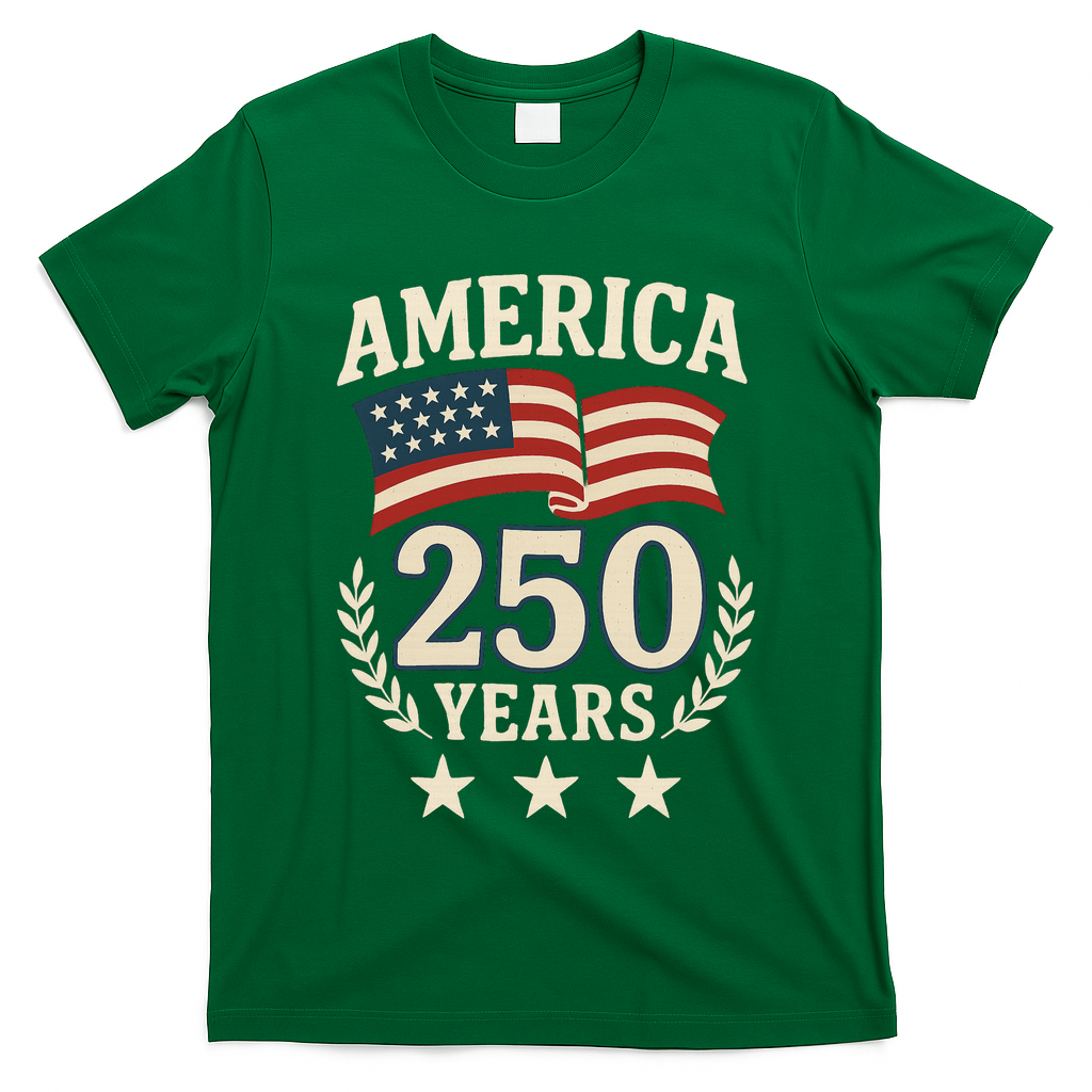 250 Years USA 1776-2026 America 250th Anniversary T-Shirt