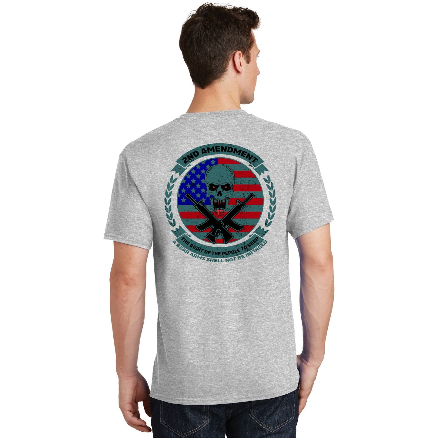 2nd Amendment Front And Back Design T-Shirt