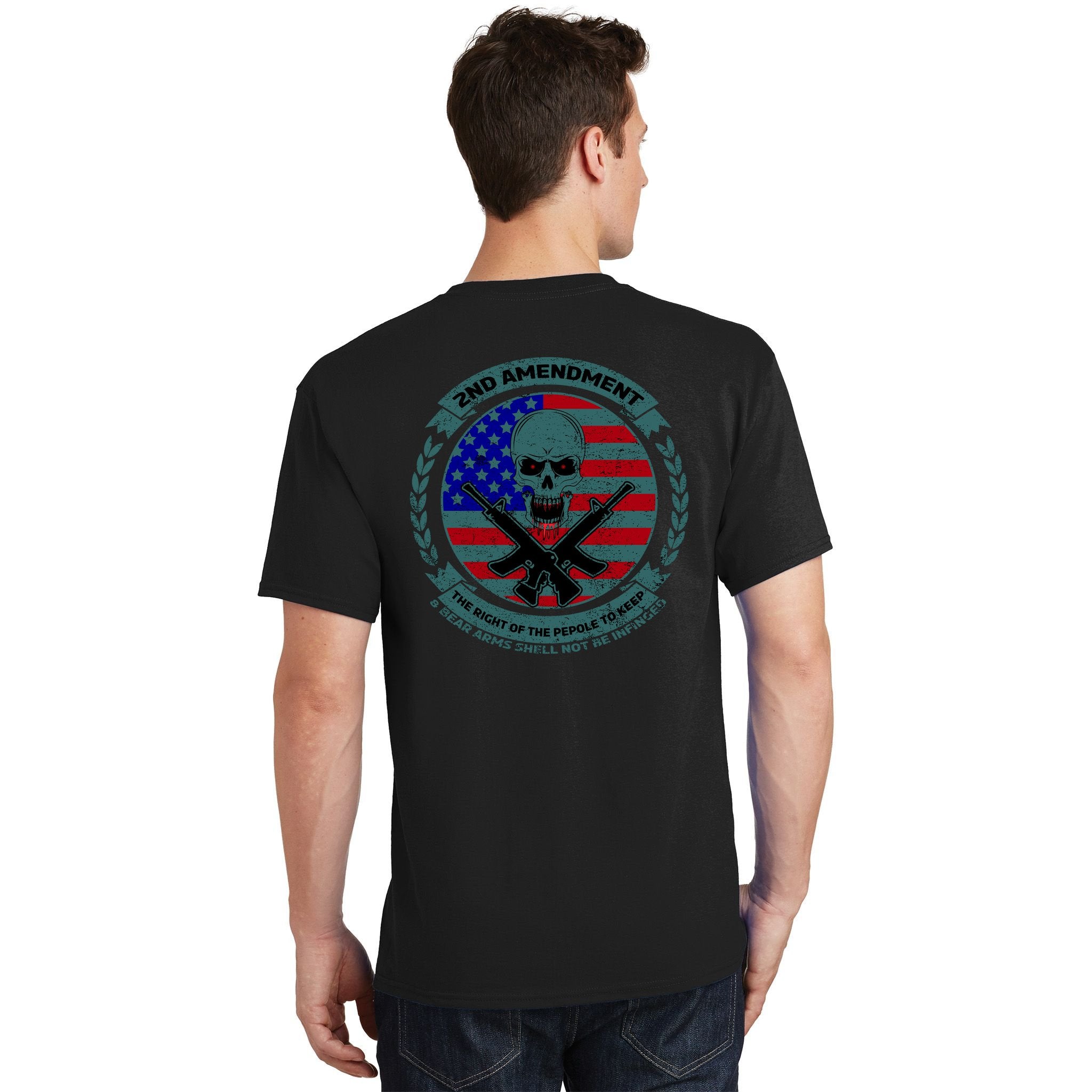 2nd Amendment Front And Back Design T-Shirt