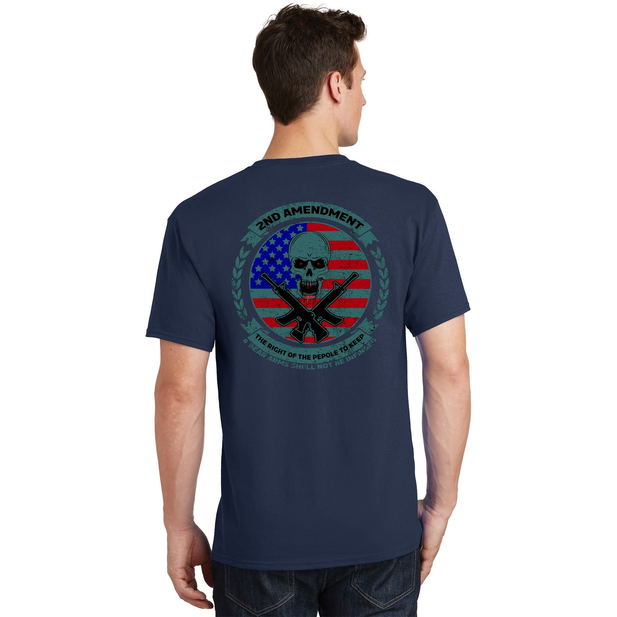 2nd Amendment Front And Back Design T-Shirt