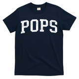 Pops Classic Bold Font Pops Birthday Gift T-Shirt