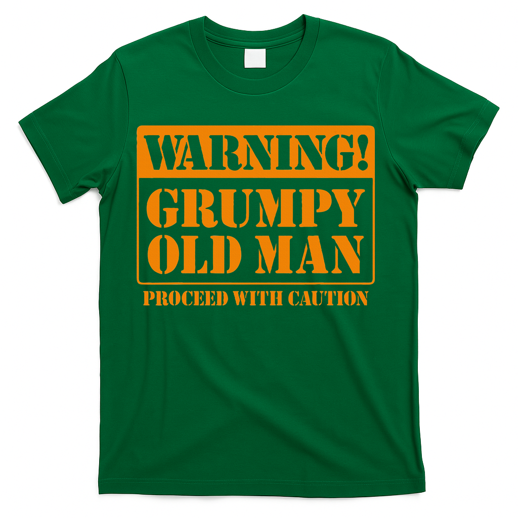 Grumpy Old Man For Grandfathers Dads T-Shirt
