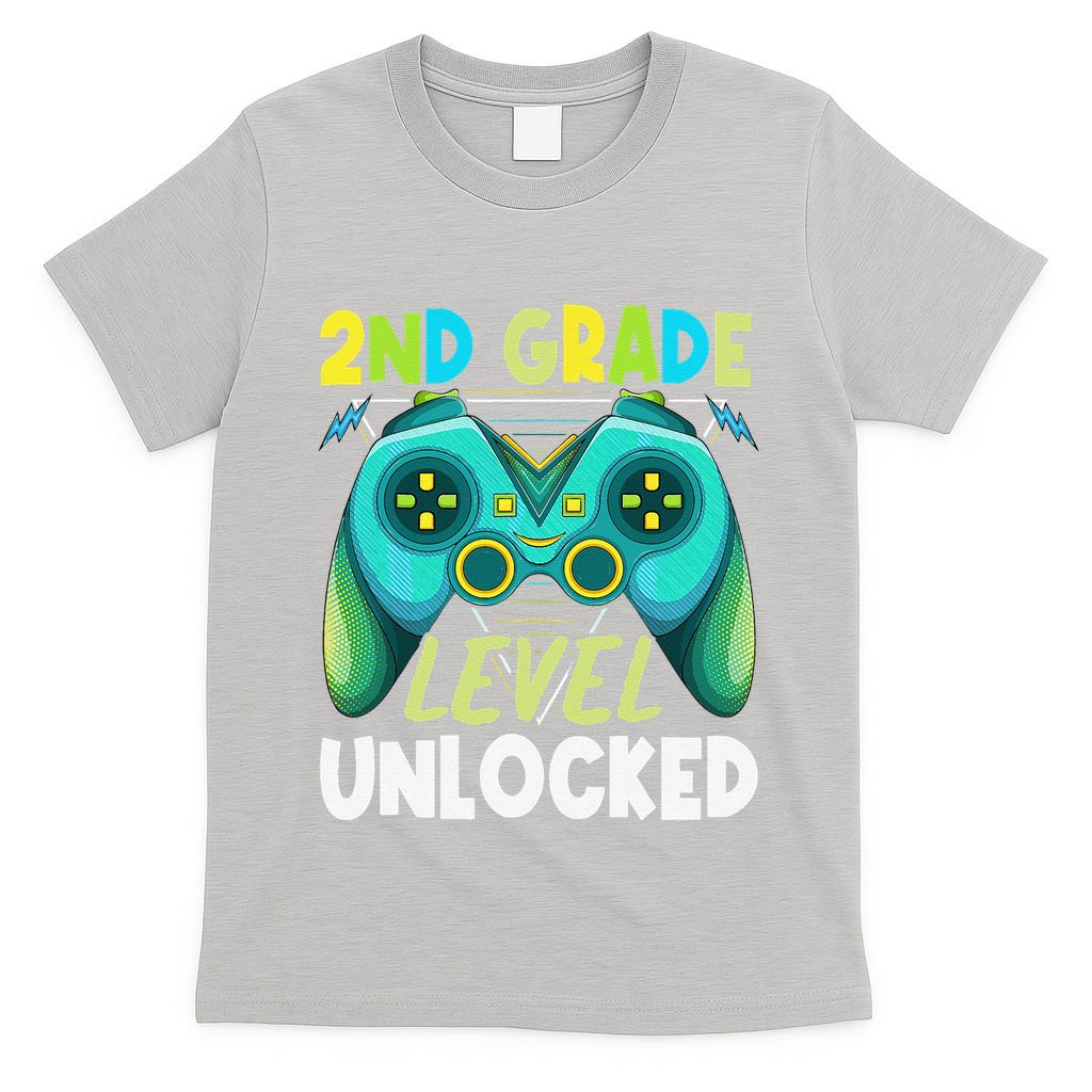 2nd Grade Level Unlocked First Day Back To School T-Shirt