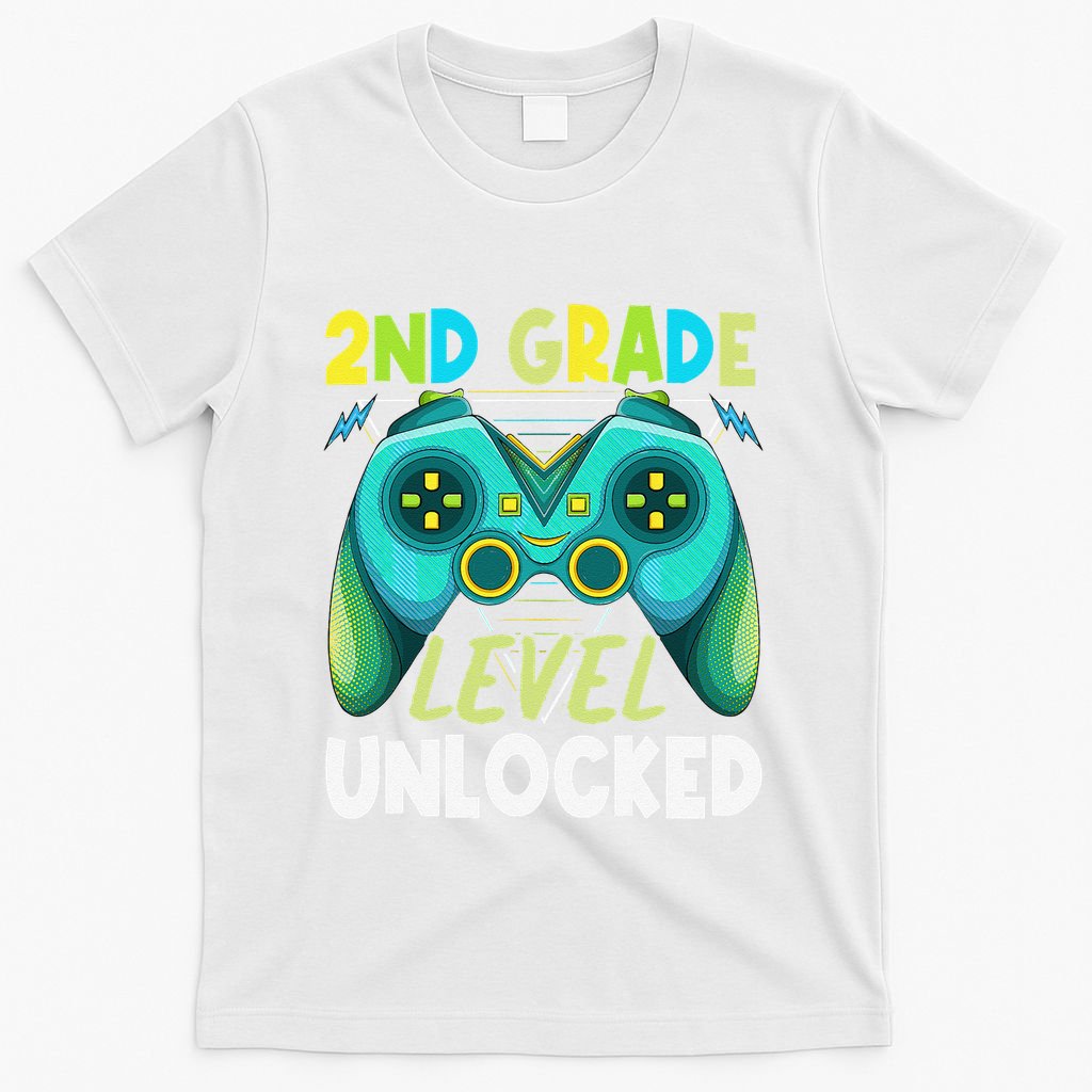 2nd Grade Level Unlocked First Day Back To School T-Shirt