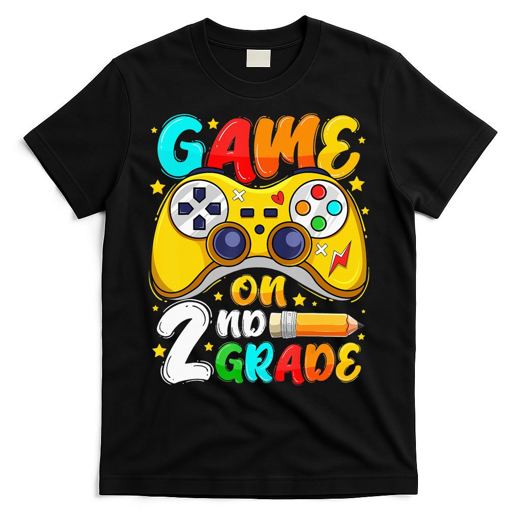 2Nd Grade Level Unlocked Game On 2Nd Grade Back To School T-Shirt