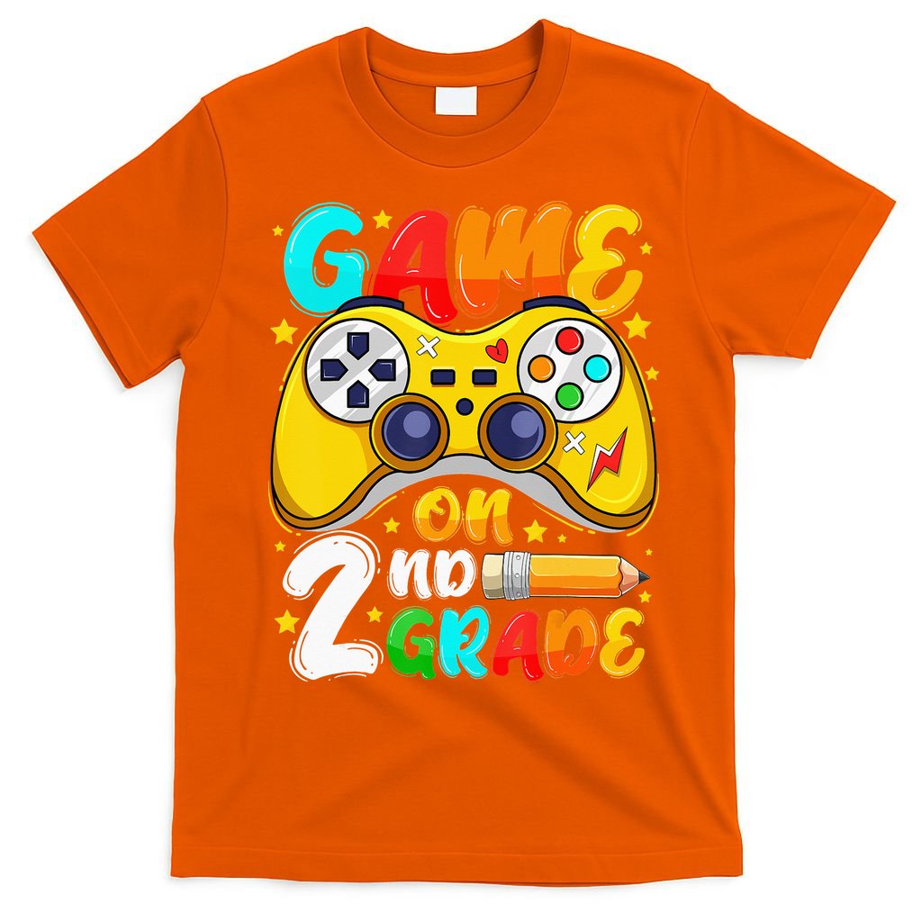 2Nd Grade Level Unlocked Game On 2Nd Grade Back To School T-Shirt