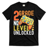 2nd Grade Level Unlocked Video Game Back To School T-Shirt