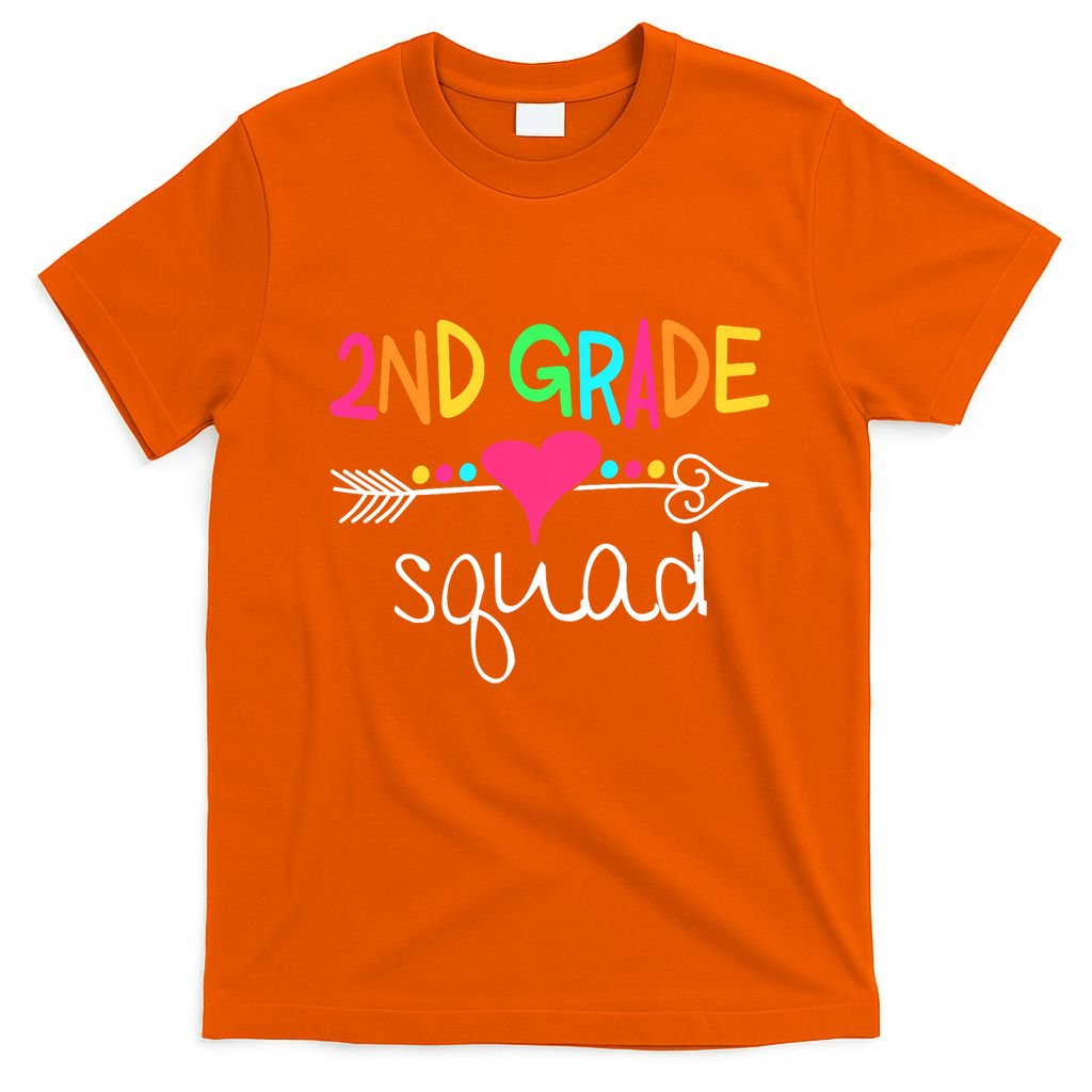 2nd Grade Squad Second Teacher Student Team Back To School T-Shirt