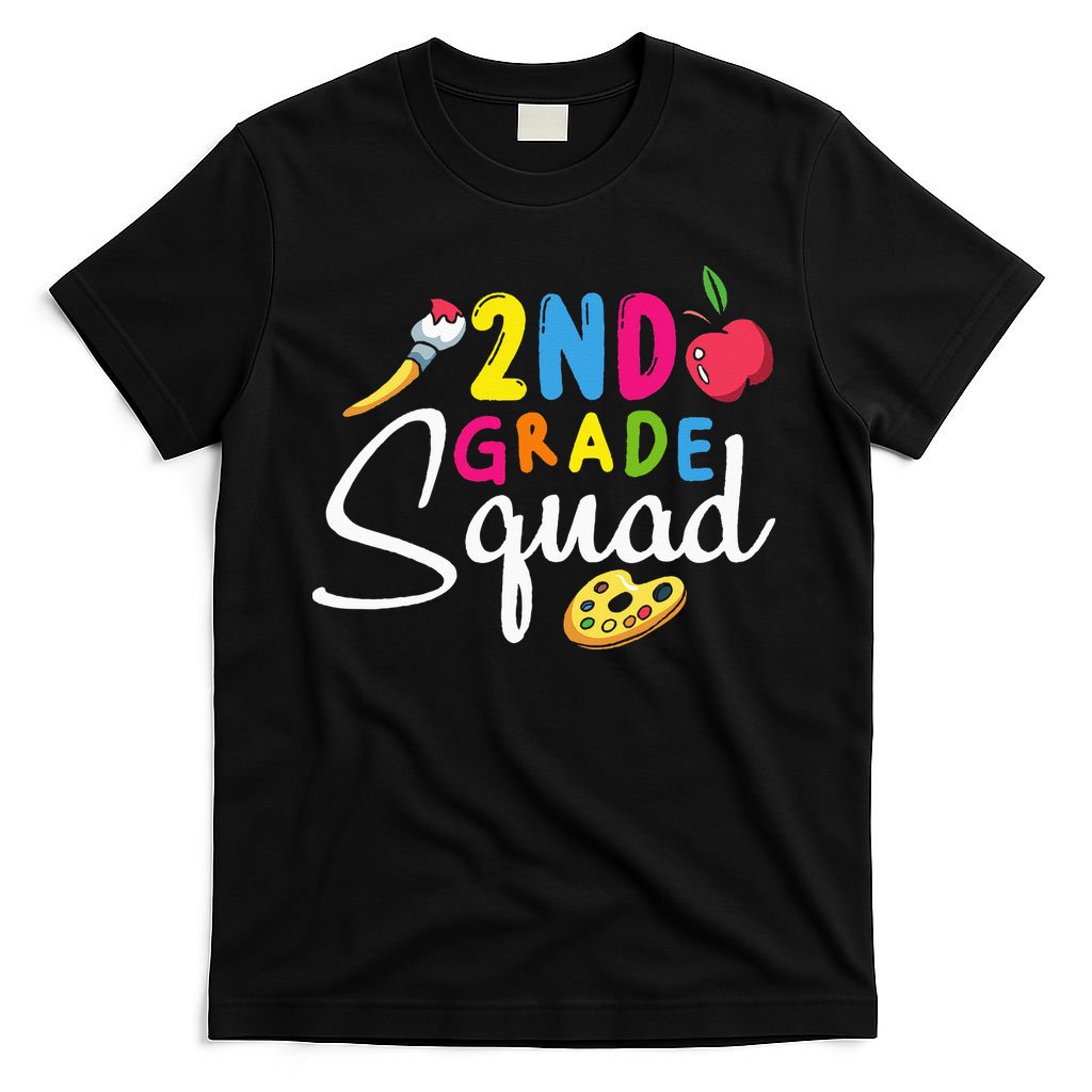 2nd Grade Squad Second Teacher Student Team Back To School T-Shirt