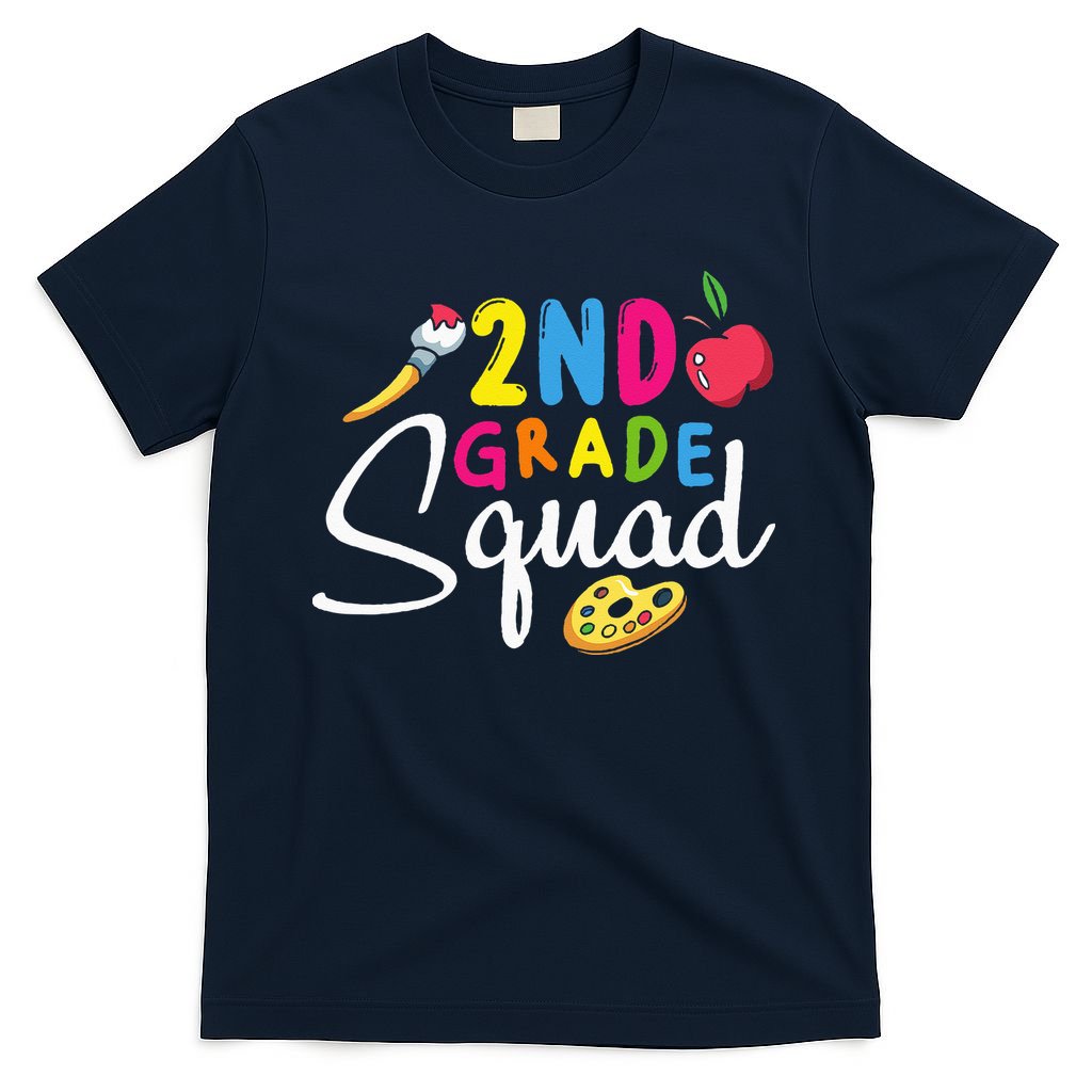2nd Grade Squad Second Teacher Student Team Back To School T-Shirt
