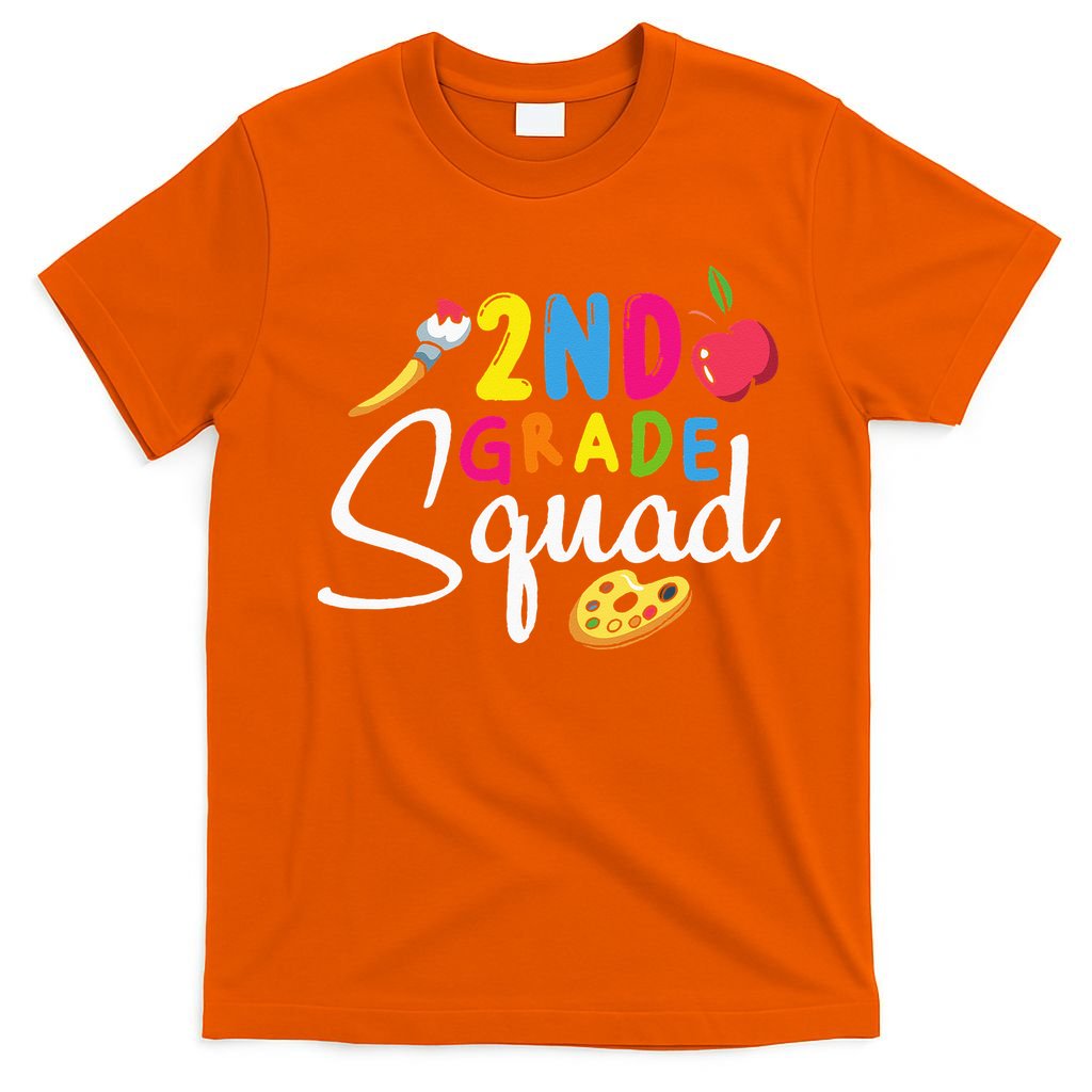 2nd Grade Squad Second Teacher Student Team Back To School T-Shirt