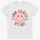 2nd Grade Vibes Back To School Funny Teacher Student T-Shirt