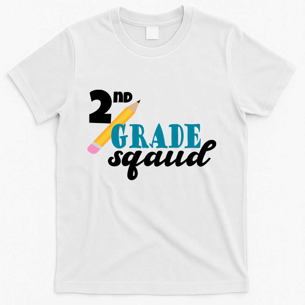 2nd Grade Squad School Pencil T-Shirt