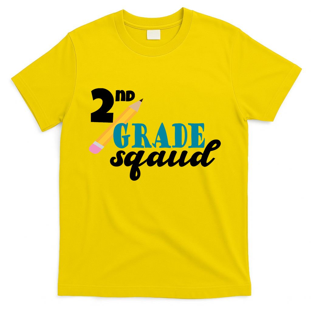 2nd Grade Squad School Pencil T-Shirt