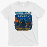 2025 Woodward Biker Legend 2 Wheels  T-Shirt