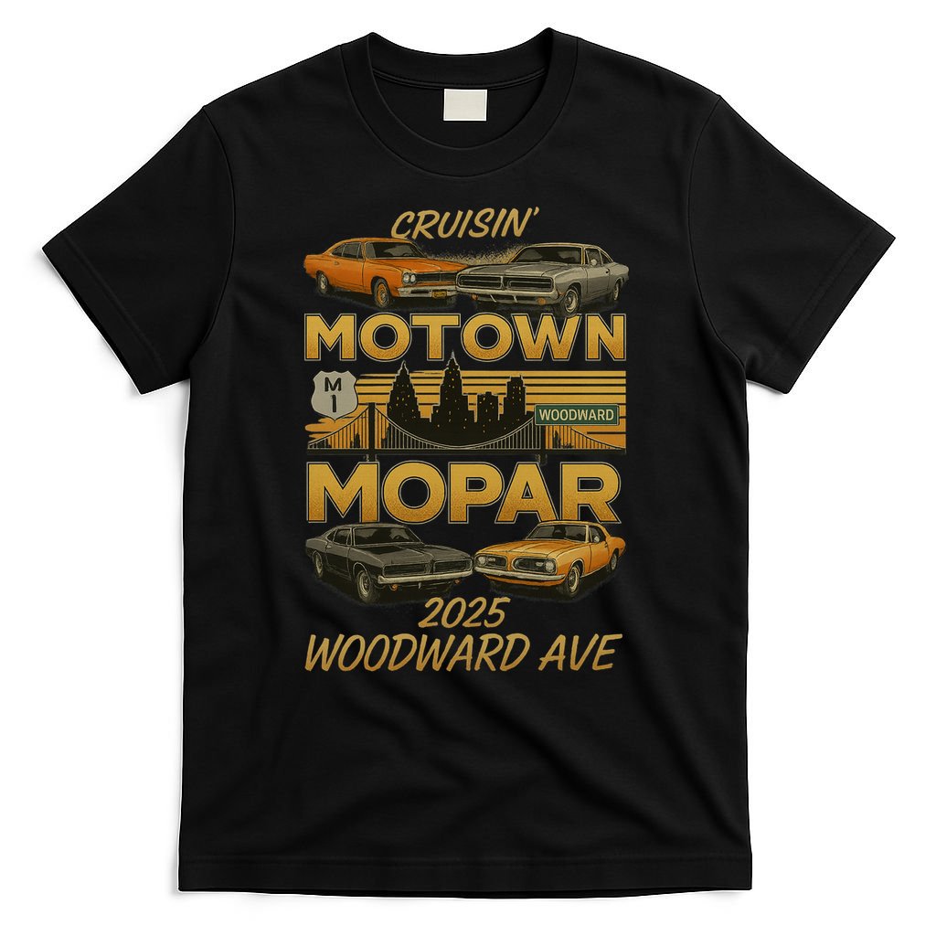 2025 WoodWard Motown Mopar Cruisin 2025 T-Shirt