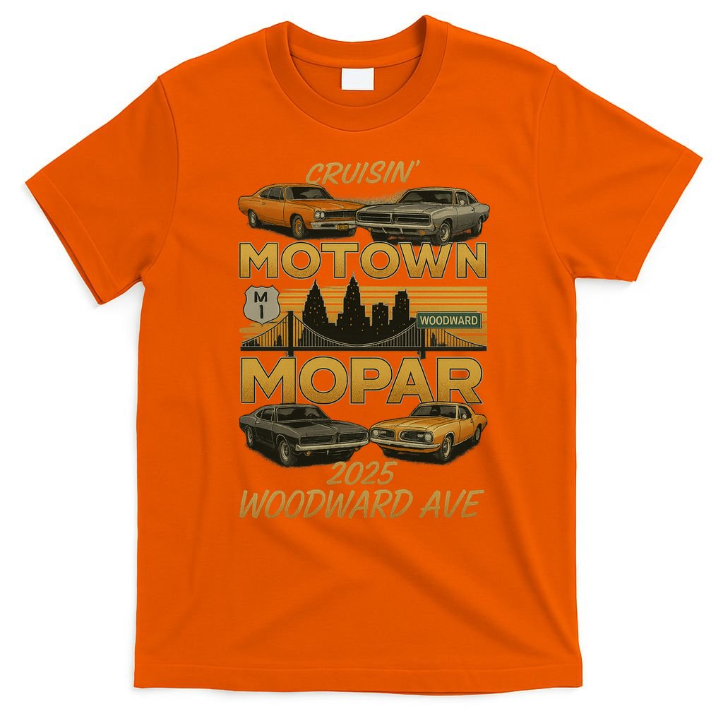 2025 WoodWard Motown Mopar Cruisin 2025 T-Shirt