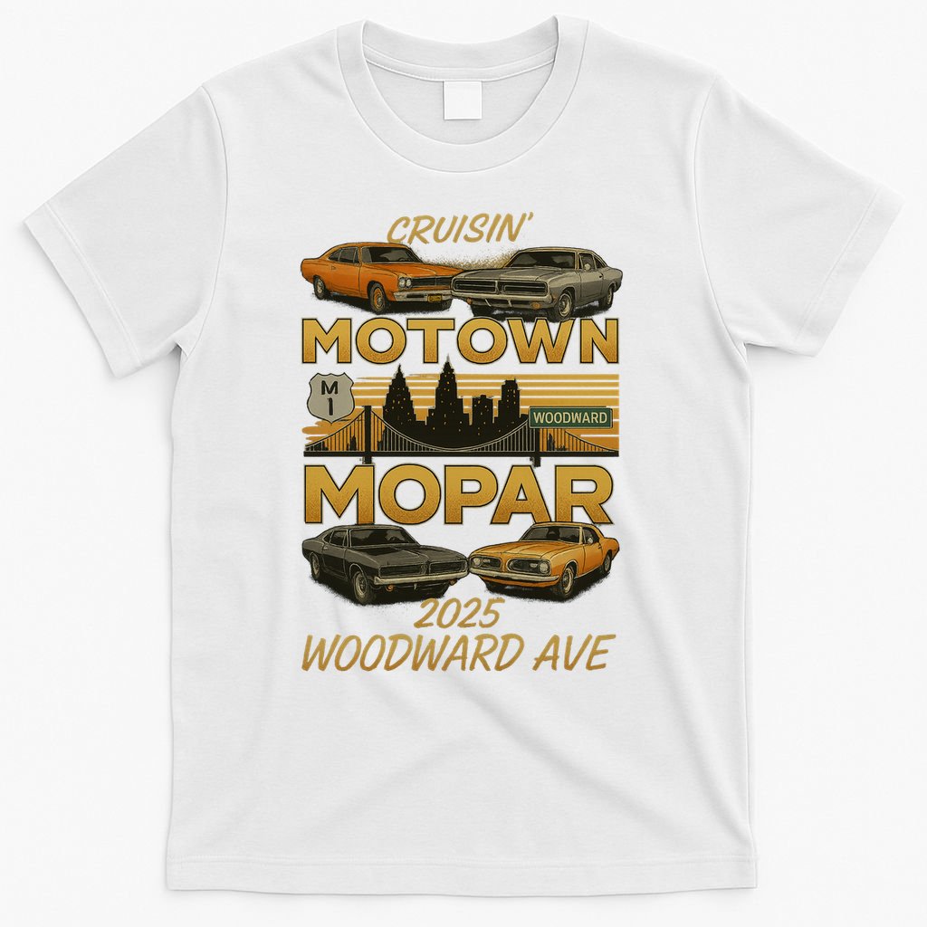 2025 WoodWard Motown Mopar Cruisin 2025 T-Shirt