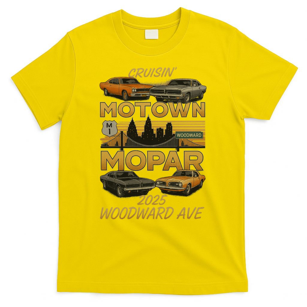 2025 WoodWard Motown Mopar Cruisin 2025 T-Shirt