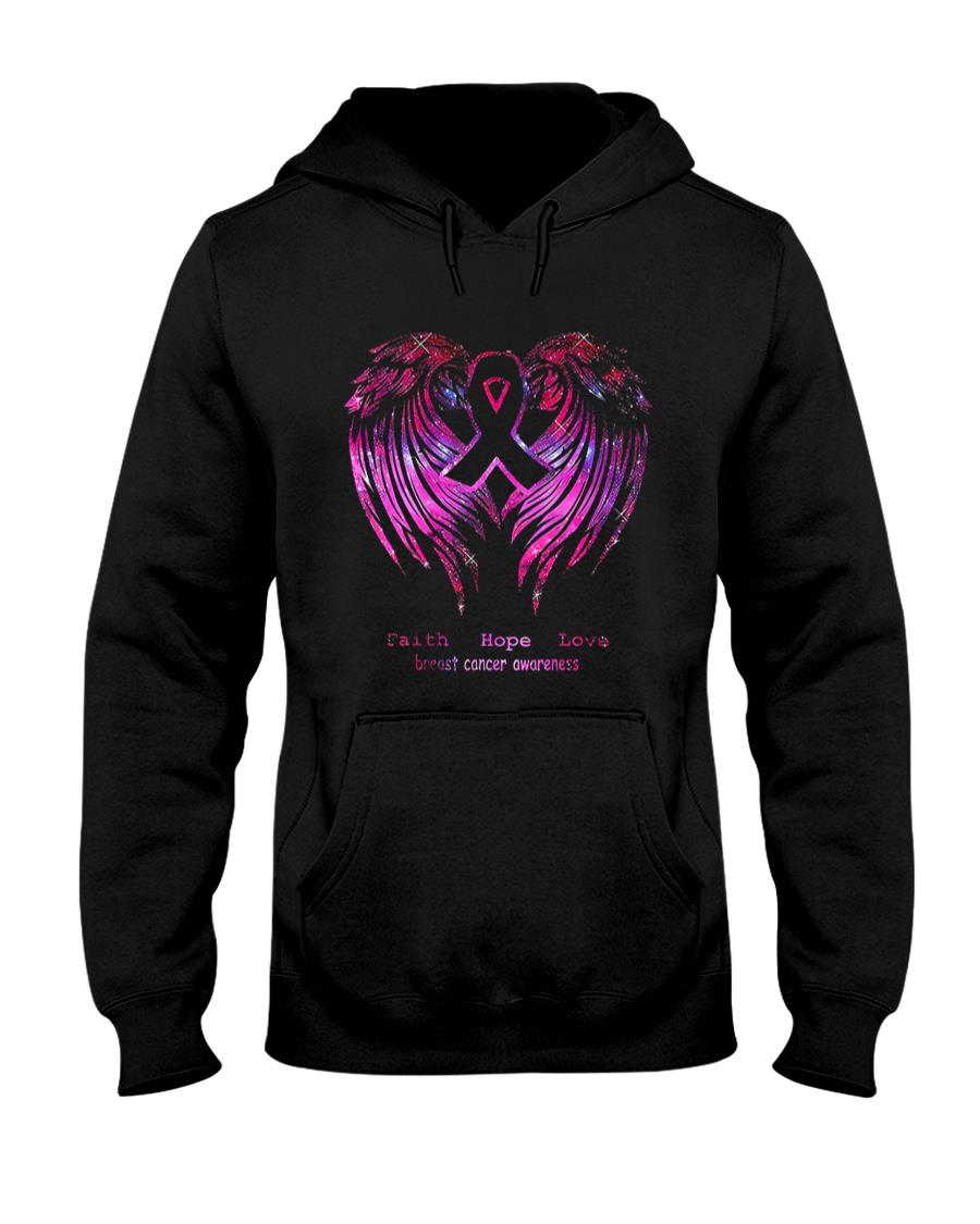 pink faith hope love wings breast cancer awareness T-Shirt
