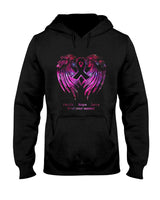 pink faith hope love wings breast cancer awareness T-Shirt