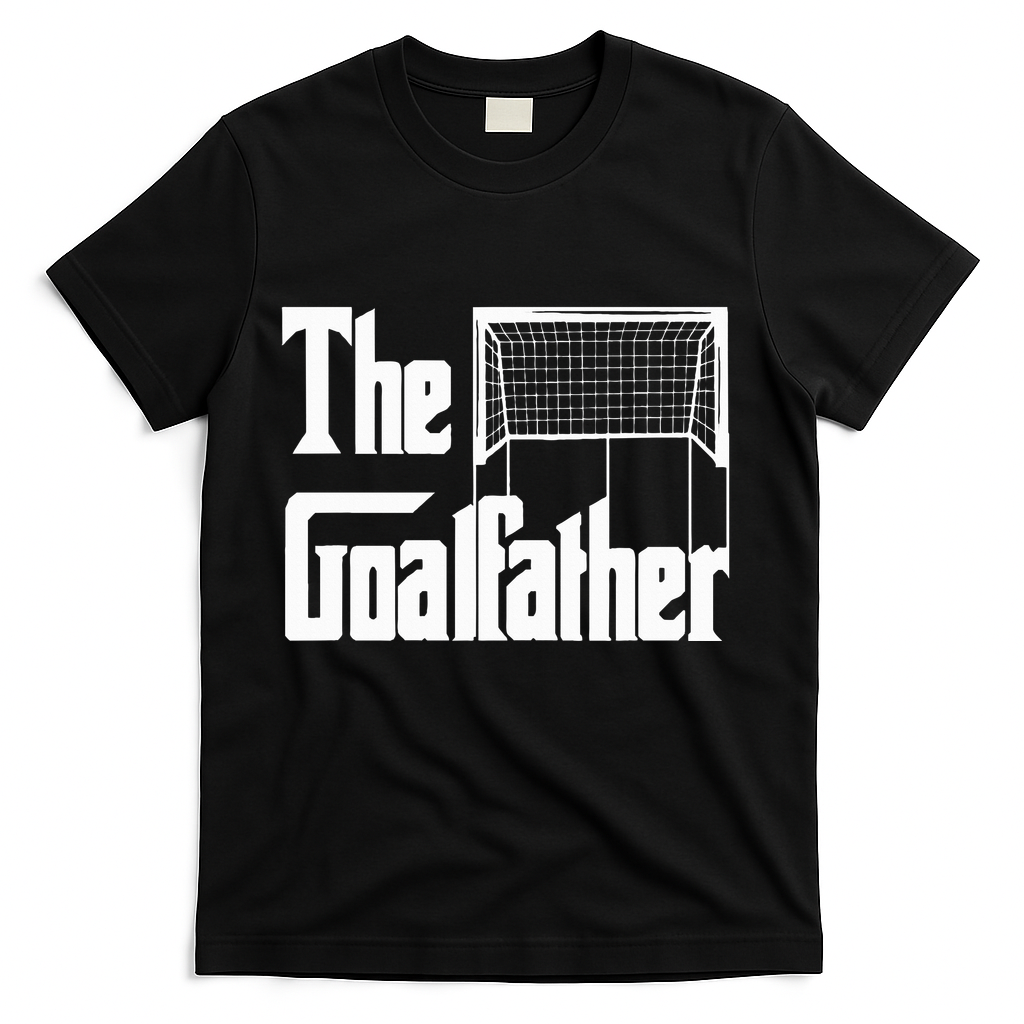 The Goalfather Dad Soccer Goalkeeper Goalie Coach T-Shirt