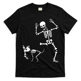 Skeleton Bones Halloween Dog Trick Or Treating Puppy Breeder Long Sleeve T-Shirt