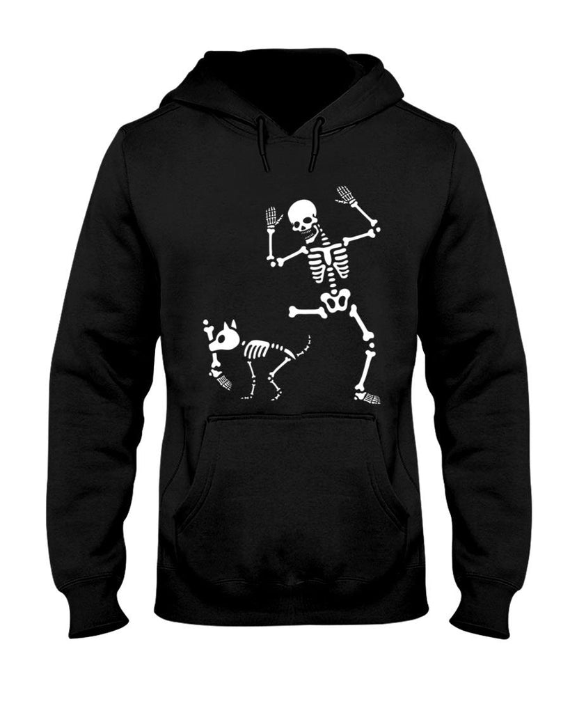 Skeleton Bones Halloween Dog Trick Or Treating Puppy Breeder Long Sleeve T-Shirt