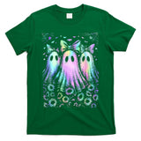 Spooky Season Ghost Coquette Bow Halloween Trick Or Treat T-Shirt