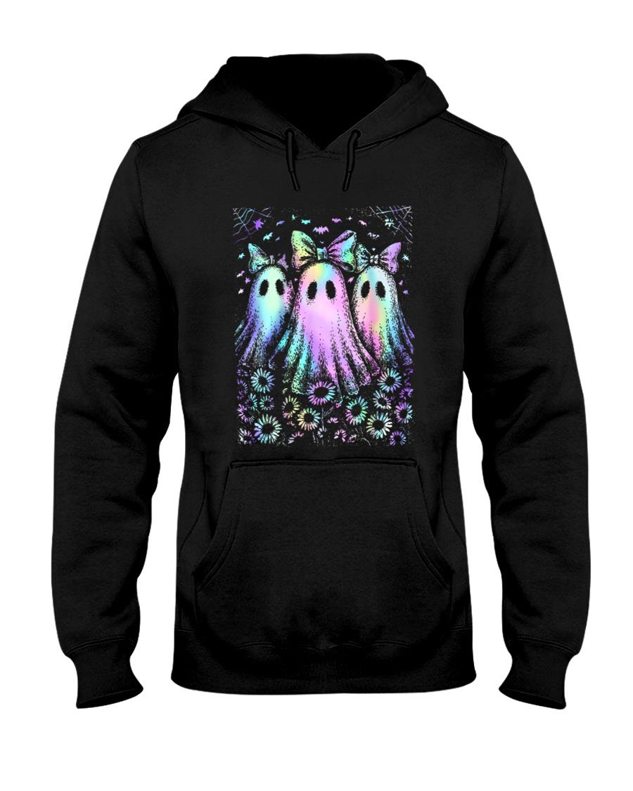 Spooky Season Ghost Coquette Bow Halloween Trick Or Treat T-Shirt