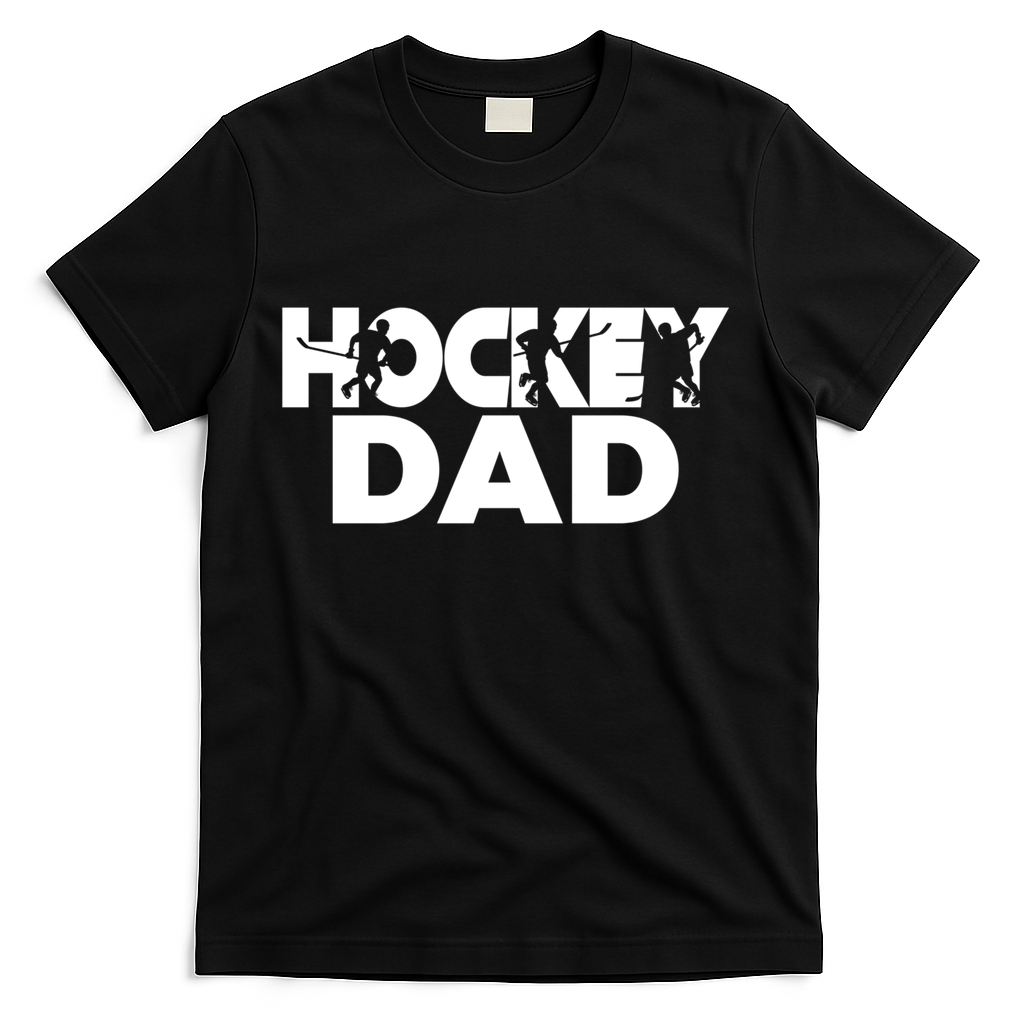 Ice Hockey Father Player Coach Hockey Dad Gift T-Shirt