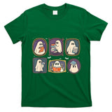 Spooky Teacher Halloween Ghost Reading Book Trick Or Treat T-Shirt