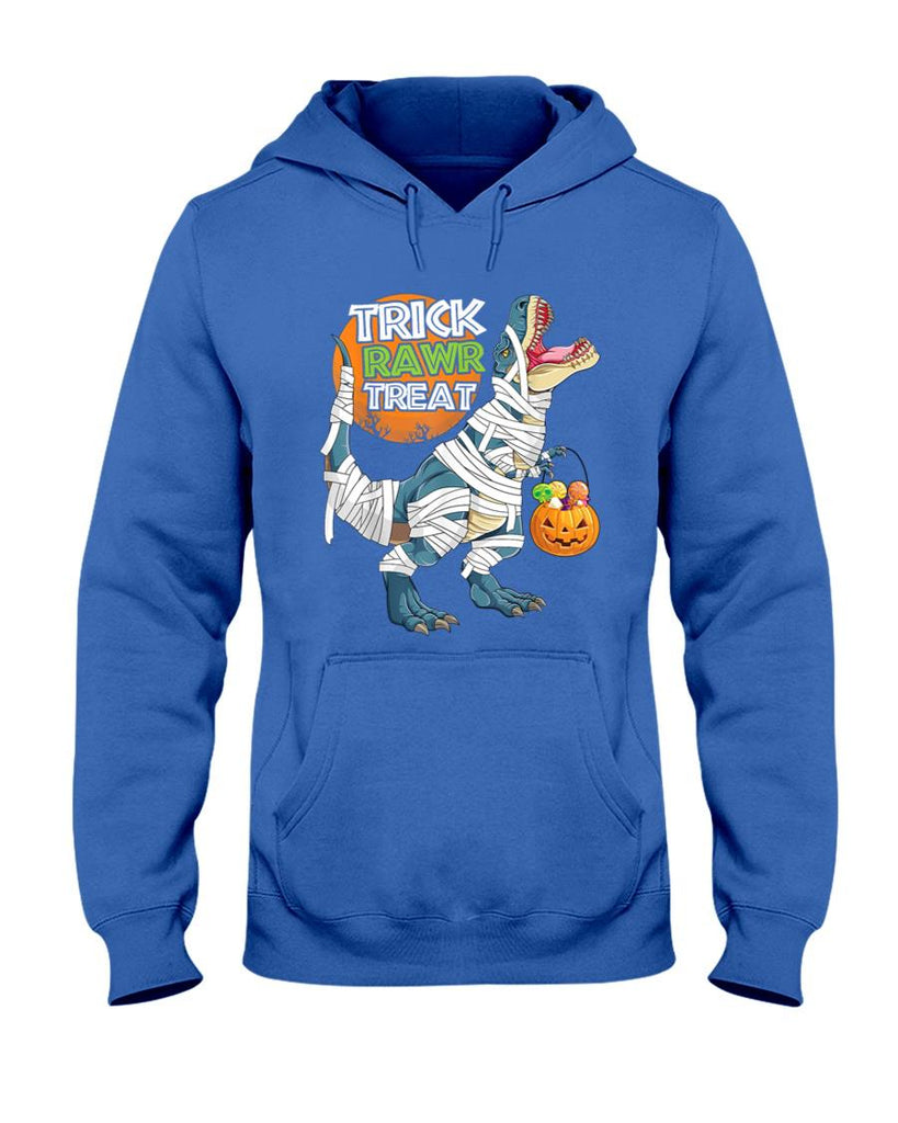 Halloween Shirt Boys Kids Toddlers Dinosaur Trick or Treat T-Shirt