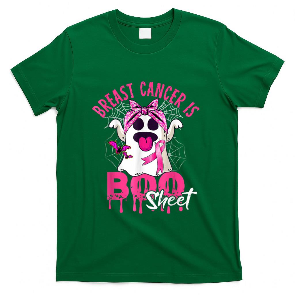 Breast Cancer Is Boo Sheet Halloween Breast Cancer Awareness T-Shirt