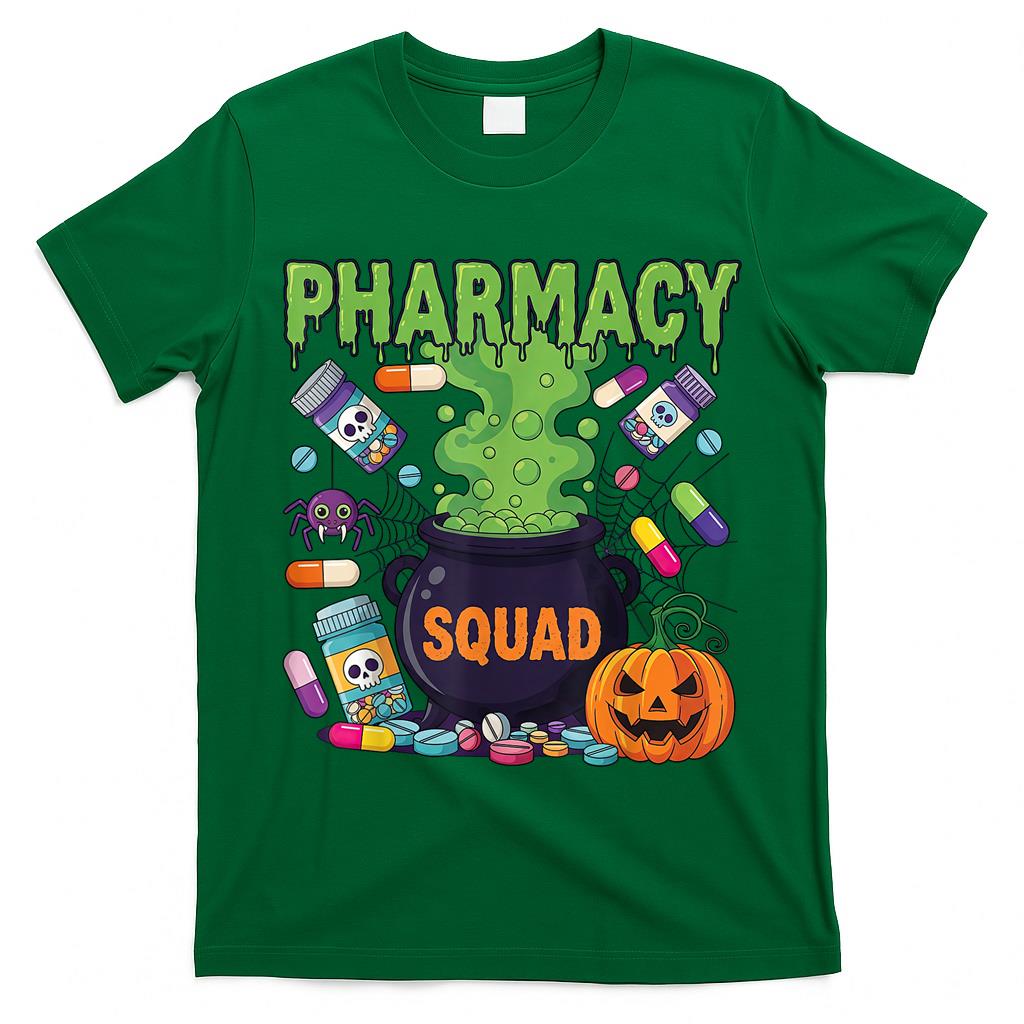 Funny Pharmacy Squad Halloween Matching Trick or Treat T-Shirt