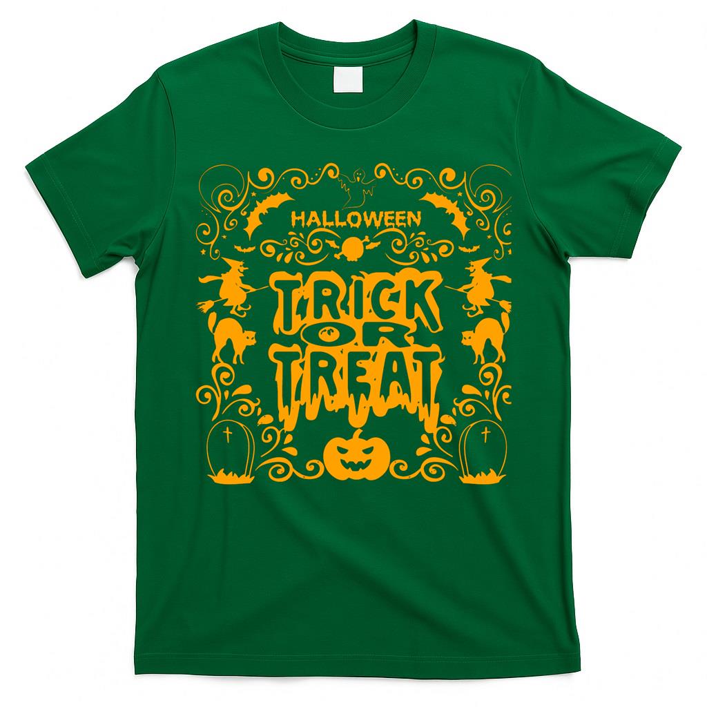 Halloween trick or treat orange Classic T-Shirt