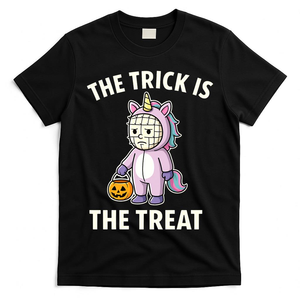 The trick is the treat - Pinhead unicorn Halloween Classic T-Shirt
