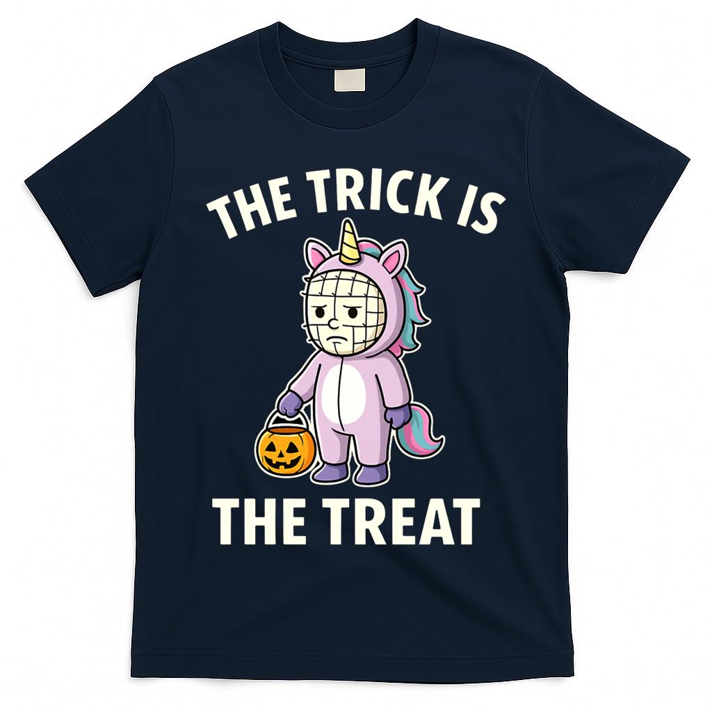 The trick is the treat - Pinhead unicorn Halloween Classic T-Shirt