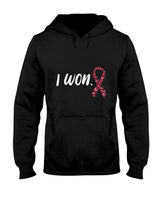 I Won Breast Cancer Awareness Support Pink Ribbon Survivor T-Shirt