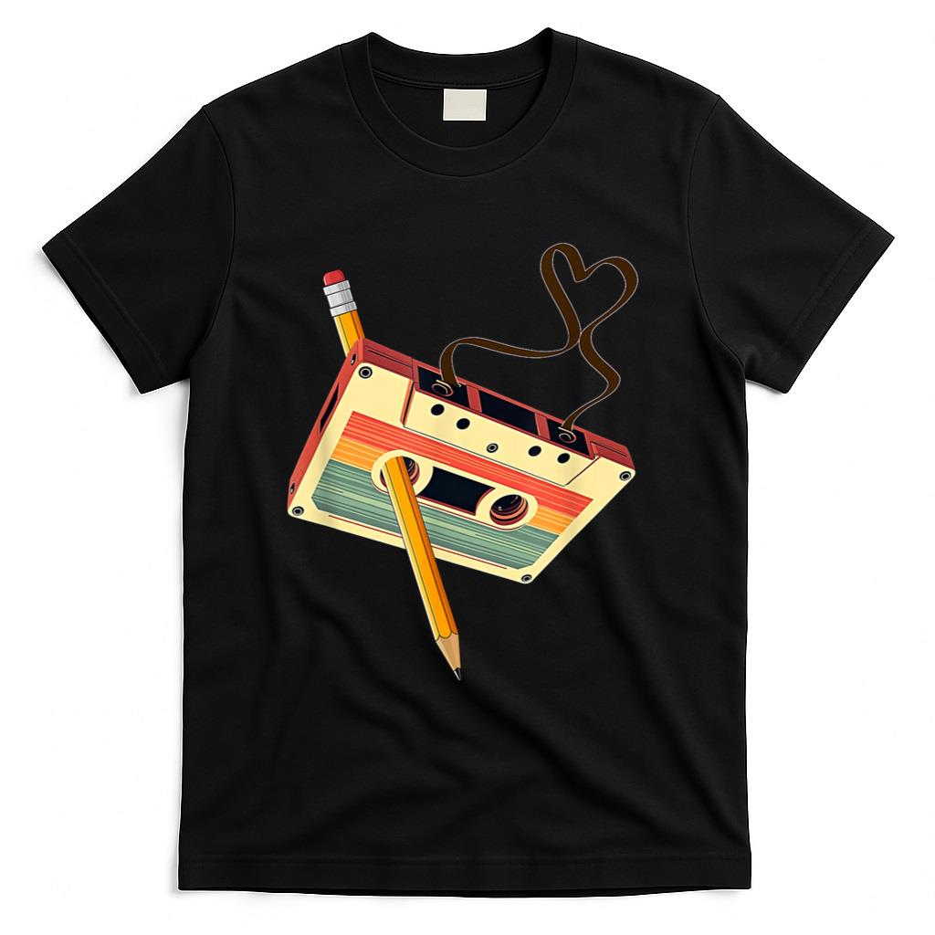 Retro Nostalgia - 80s 90s Retro Party Costume Nostalgia Cassette T-Shirt
