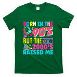 Retro Nostalgia - Born In The 90's But The 2000's Raised Me Y2K Nostalgia T-Shirt