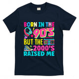 Retro Nostalgia - Born In The 90's But The 2000's Raised Me Y2K Nostalgia T-Shirt