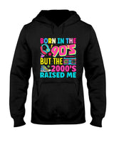 Retro Nostalgia - Born In The 90's But The 2000's Raised Me Y2K Nostalgia T-Shirt