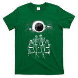 Funny Skeleton Couple Scary Horror Halloween Trick Or Treat T-Shirt