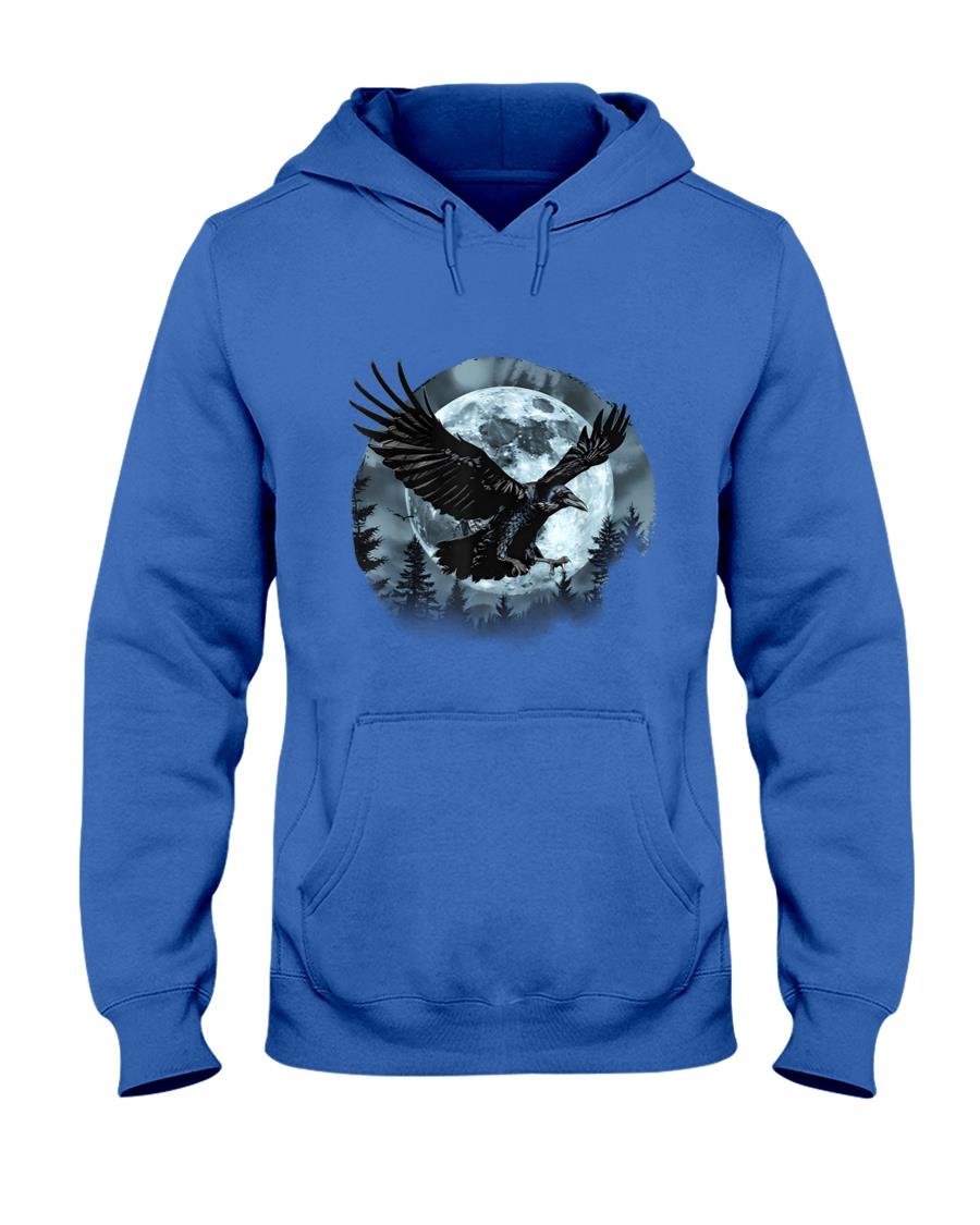 Halloween Raven Forest Spooky Moon Trick Or Treat Artwork T-Shirt