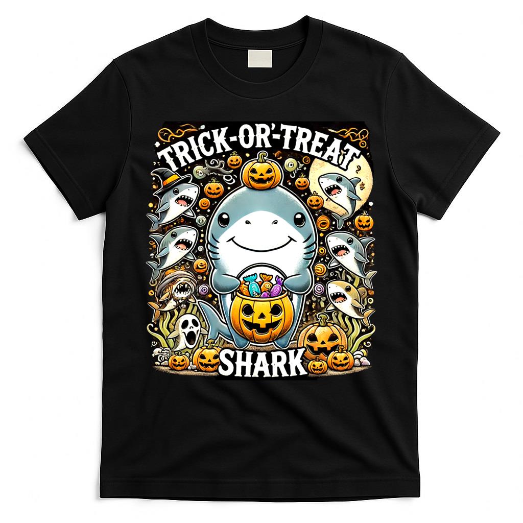 TRICK OR TREAT SHARK HALLOWEEN  Classic T-Shirt